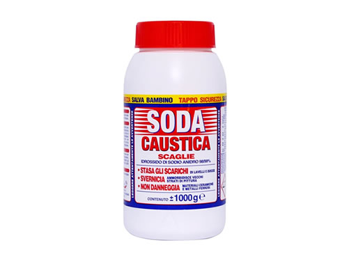 Soda Caustica 99% di Sodio a Scaglie - 1kg